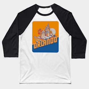 Vintage Orlando Decal Baseball T-Shirt